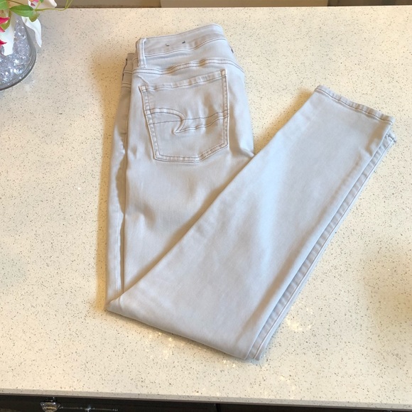 American Eagle Outfitters Pants - AE High Rise Grey Jeggings Worn ONCE